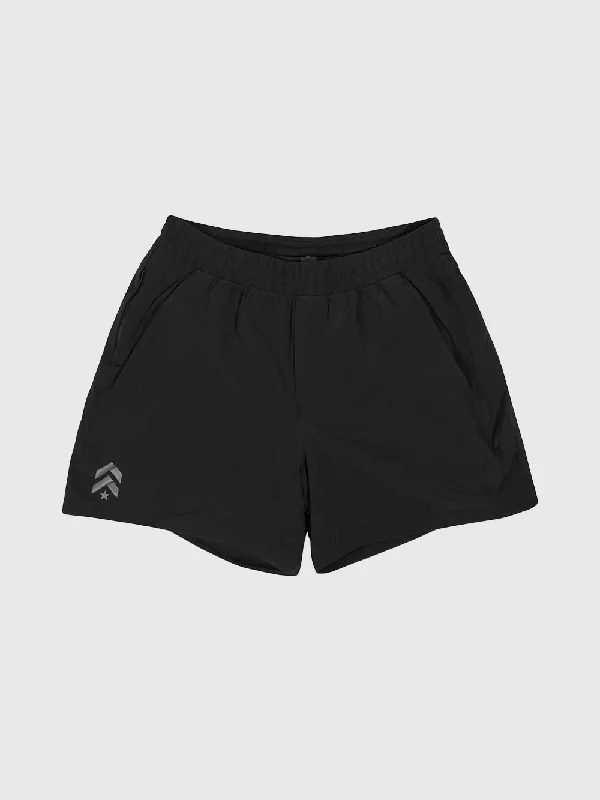 LULULEMON BLACK PACE BREAKER LINED SHORT 5"