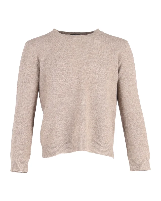 A.P.C. Knitted Sweater in Beige Wool