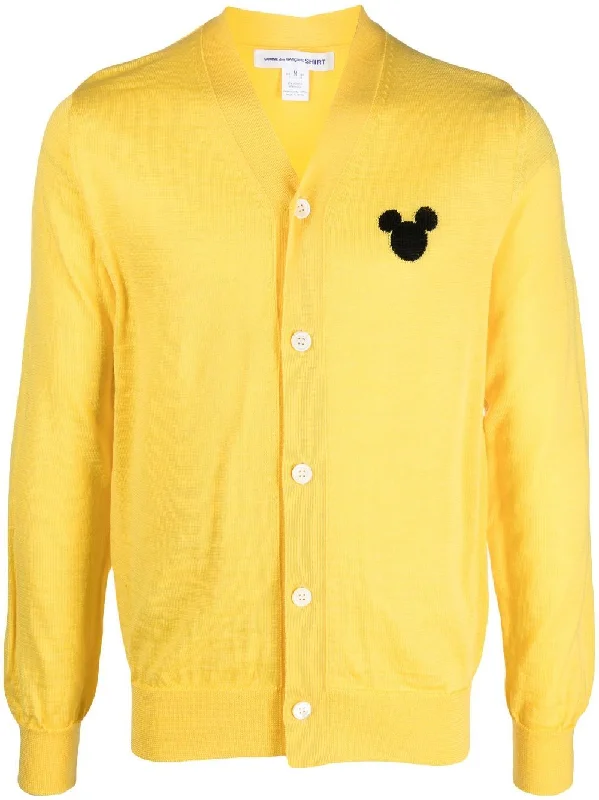 Comme des Garcons Sweaters Yellow