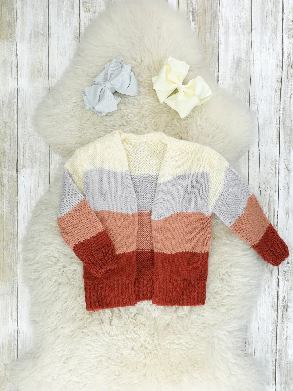 Crimson Colorblock Sweater