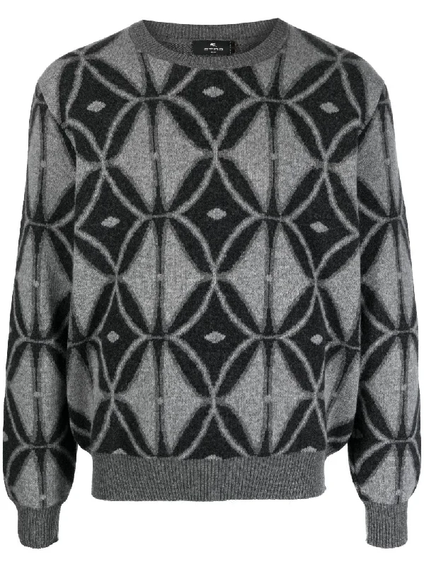 Etro Sweaters Grey