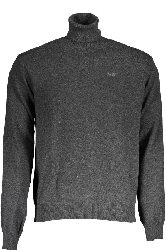 La Martina Elegant Turtleneck Sweater With Embroide Men's Logo