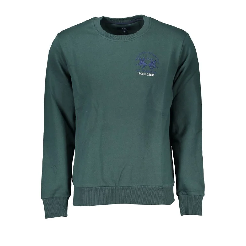 La Martina Emerald Crew Neck Cotton Sweater - Regular Men's Fit