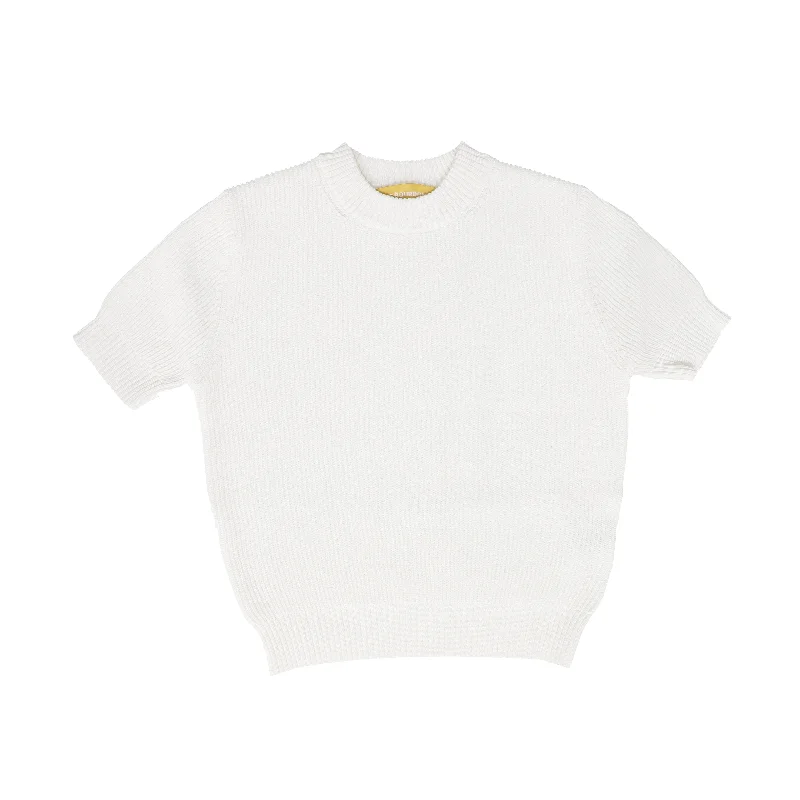 LE BOURDON WHITE OMBRE RIBBED KNIT SWEATER [FINAL SALE]