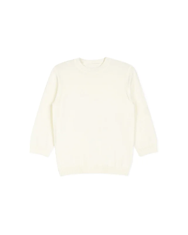 LILOU CREAM KNIT SWEATER [FINAL SALE]