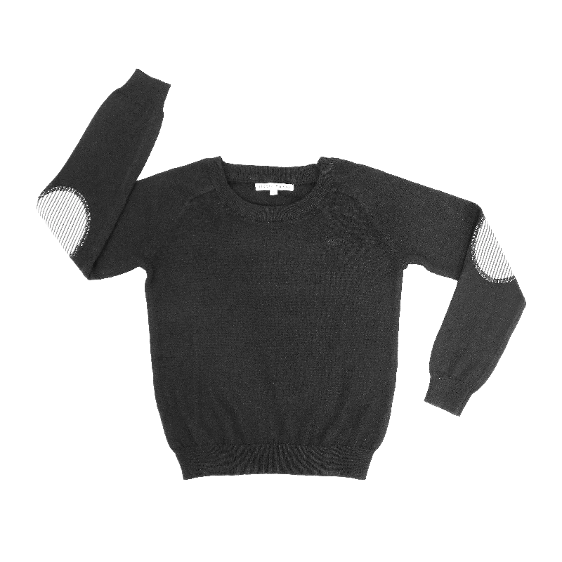 LITTLE PARNI BLACK KNIT SWEATER [FINAL SALE]