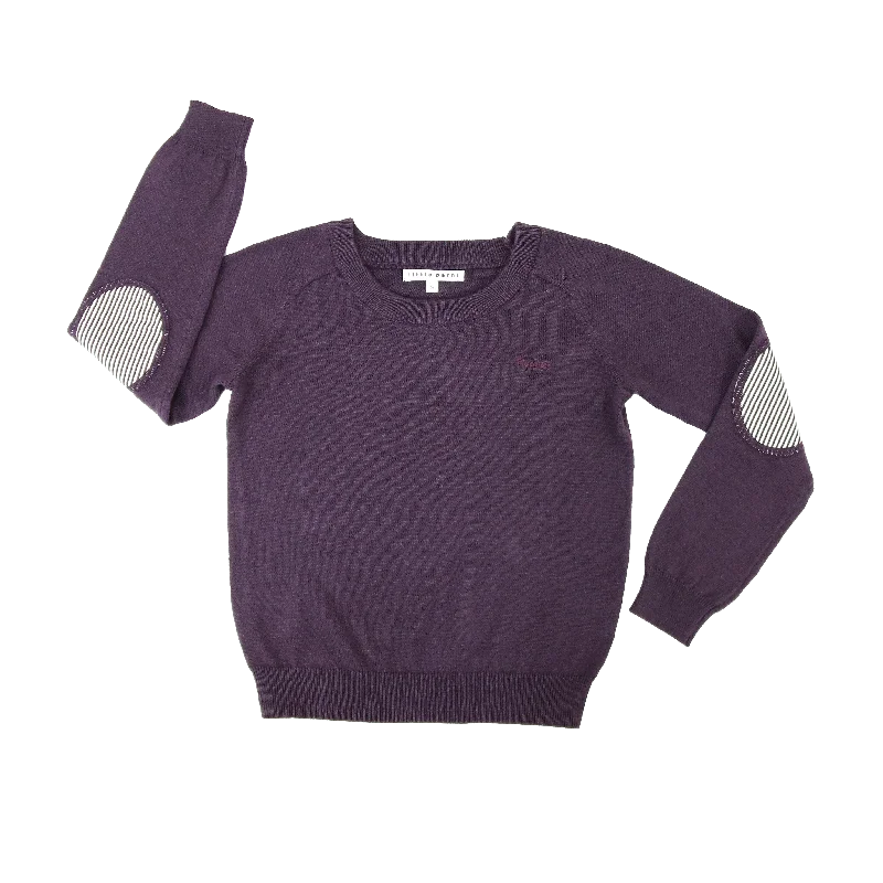 LITTLE PARNI PLUM KNIT SWEATER [FINAL SALE]