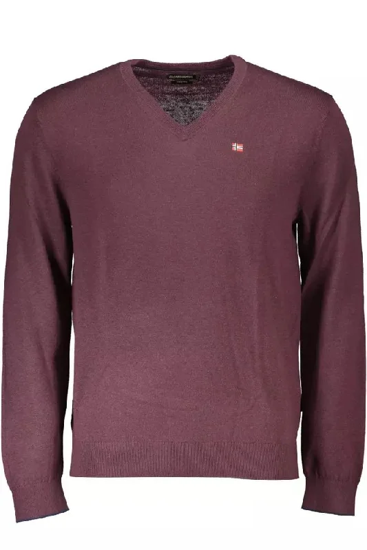 Napapijri Timeless  Wool V-Neck Men's Sweater