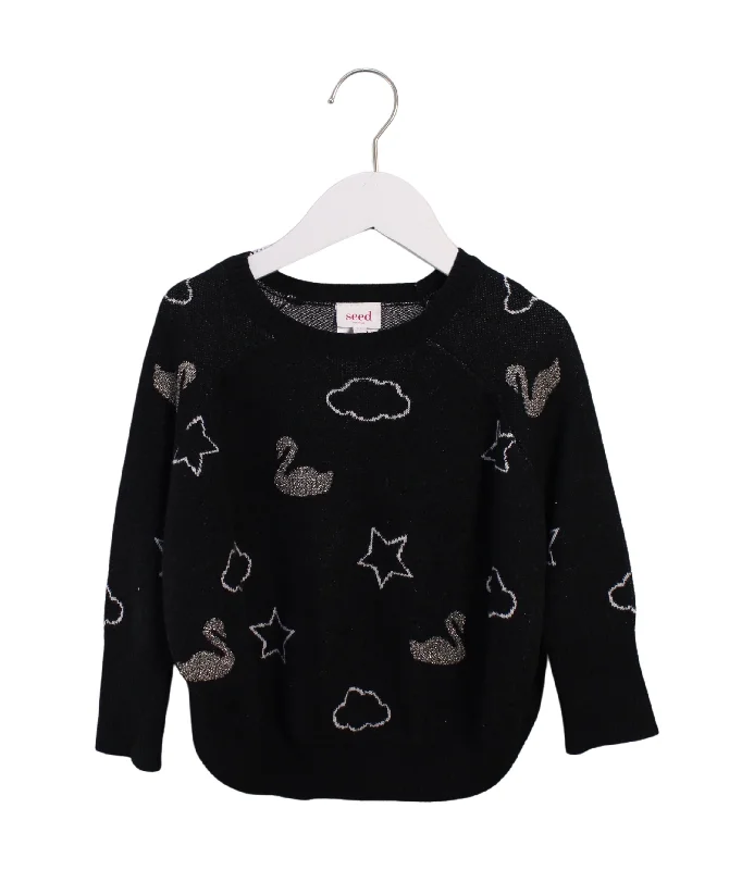 Seed Knit Sweater 5T (XS)