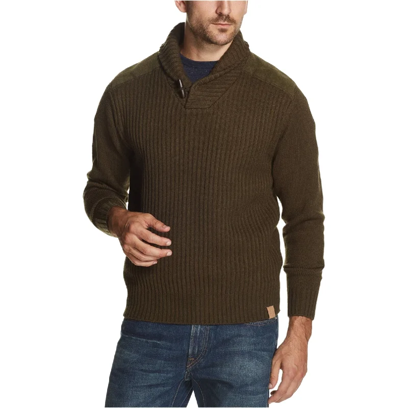 Weatherproof Mens Toggle Pullover Sweater, Green, XX-Large