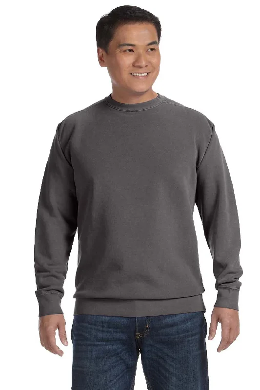 Comfort Colors Mens Crewneck Sweatshirt - Pepper Grey