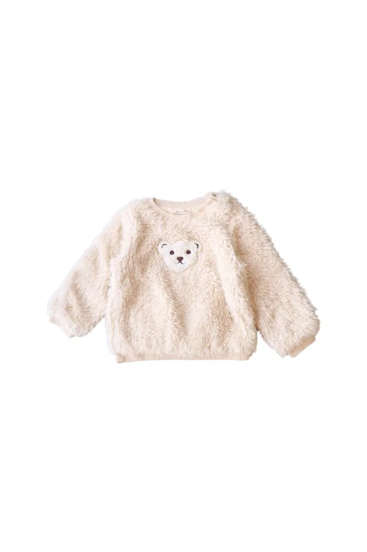 Dave & Bella Faux Fur Sweatshirt 3T