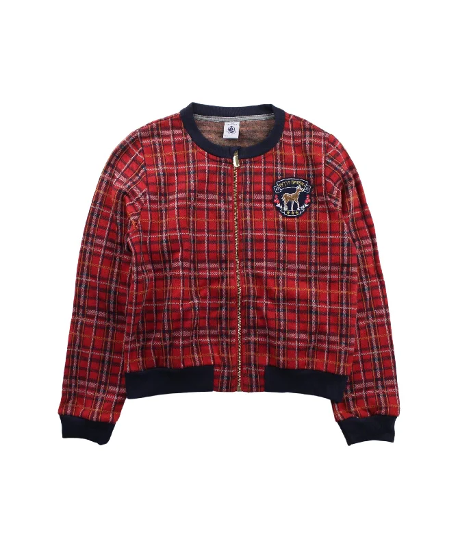 Petit Bateau Zippered Sweatshirt 8Y