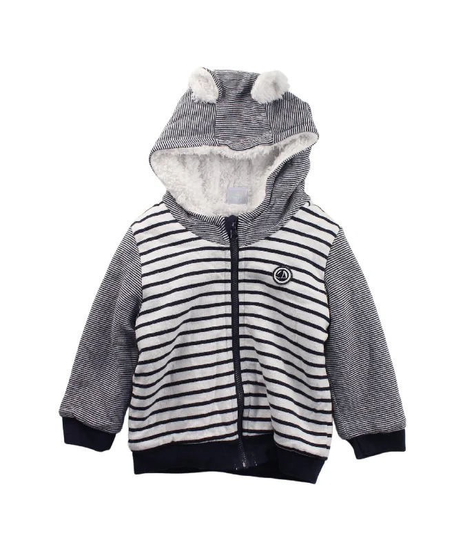 Petit Bateau Zippered Sweatshirt 2T